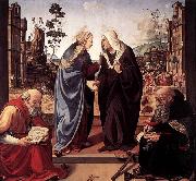 Piero di Cosimo The Visitation with Sts Nicholas and Anthony china oil painting reproduction